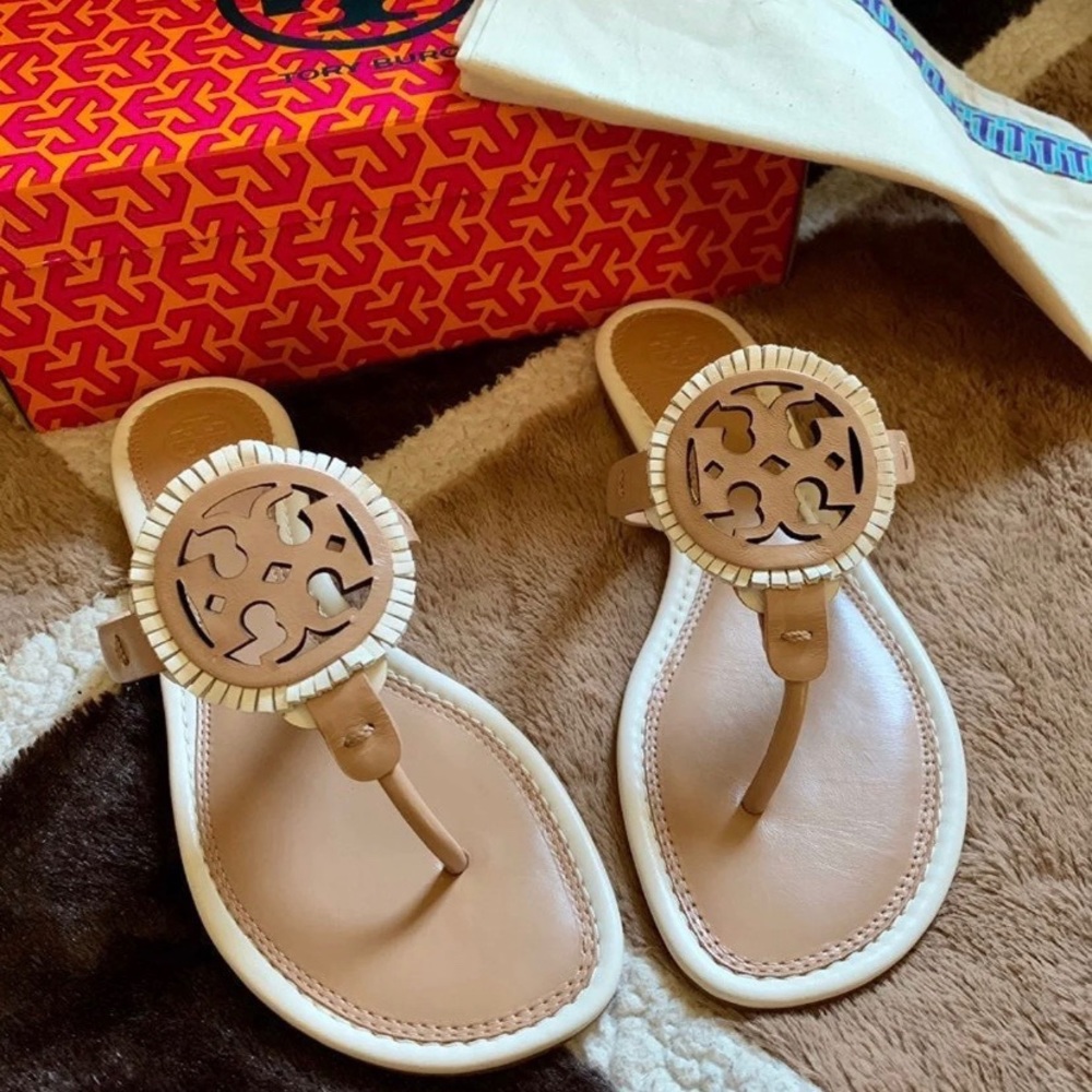 Tory Burch Miller Fringe Sandals